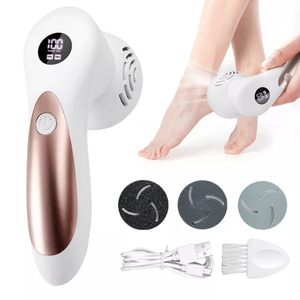 vacuum foot grinder 9 Heads LCD Display Electric Feet Callus Remover Waterproof Foot Grinder Foot File for Dead Skin Removal, Pedicure Tools