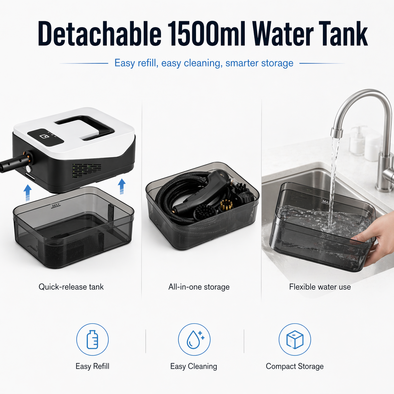 1500W steam cleaner (1) 1500W steam cleaner (1)
