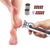 Showell Electric Foot Grinder 2-in-1 Multifunctional Foot File with Nail Polisher