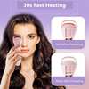 3-Speed (50°C/60°C/70°C) Fast 30s Heating Rechargeable USB-C Heated Eyelash Curler 