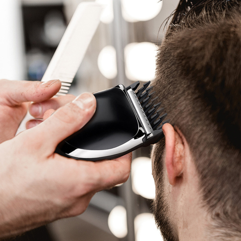Mini Electric Hair Trimmer Washable LED Display Cordless Men Portable Beard Hair Trimmer