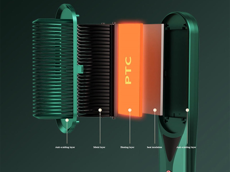 Hair straightening comb 06