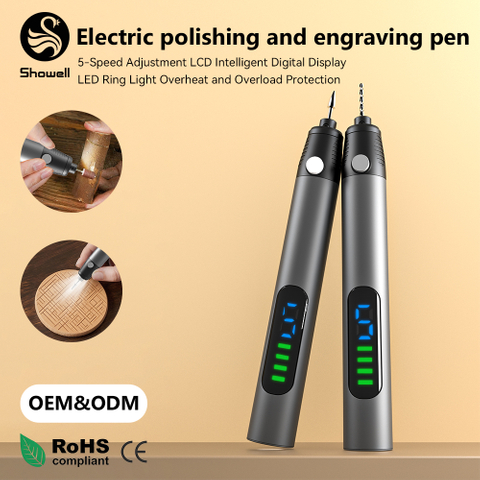 Cordless Engraving Pen with LED Light | 5-Speed Electric Rotary Tool Kit for Wood, Glass, Metal & Crafts