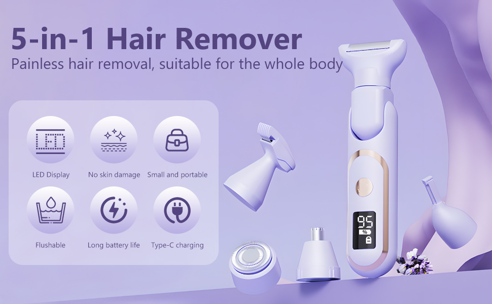 5 in 1 electric lady shaver (1)