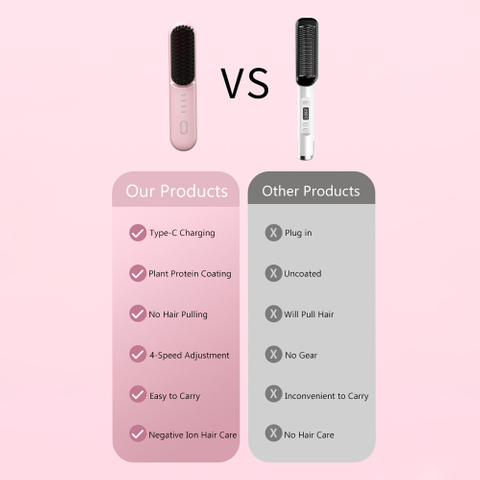 rechargeable hair brush