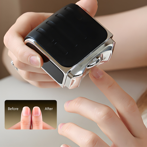 Portable electric nail trimmer