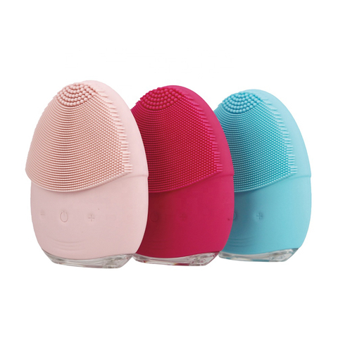 Portable Facial Cleanser Electric Skin Gentle Exfoliating Care Tool Silicone Facial Cleaning Brush
