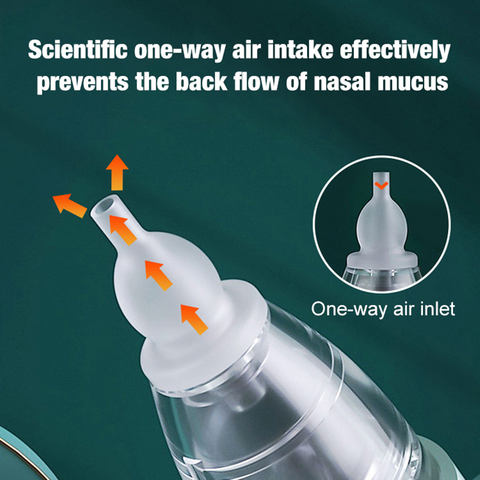 IXP7 Waterproof Baby Snot Suction Device Soft Rubber Head Easy Cleaning LED Display Electric Smart Baby Nasal Aspirator