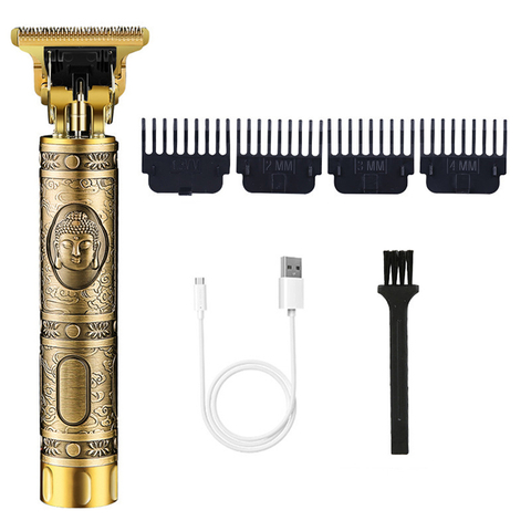 100+ Styles USB Rechargeable T9 Hair Clipper Epilator Hair Remover Washable Waterproof Stainless Steel Shaver Hair Trimmer