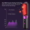 dual MCH ceramic heating, rechargeable hair straightener