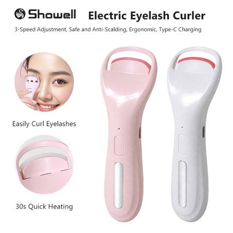 Pink Heated Eyelash Curler 