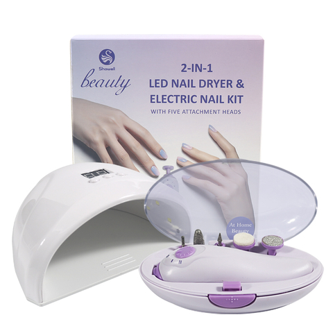 9000-11000 RPM UV Gel Nail Lamp LED Multifunctional Professional UV Nail Lamp Dryer 2 in 1 Nail Drill And Dryer Set