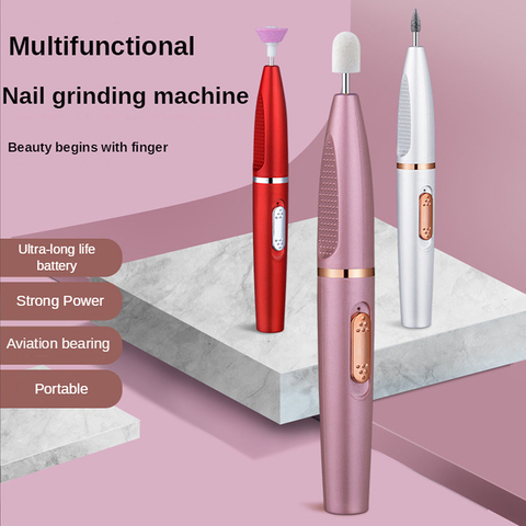 Multifunction 15000RPM Professional Custom USB Electric Nail Drill Portable Nail File Electric Rechargeable Nail Drill Machine