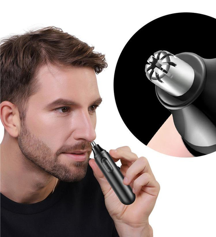 Professional Dual Edge Blades Painless Nose Hair Remover Professional Nose and Ear Hair Trimmer