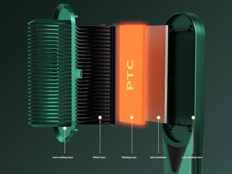 Hair straightening comb1