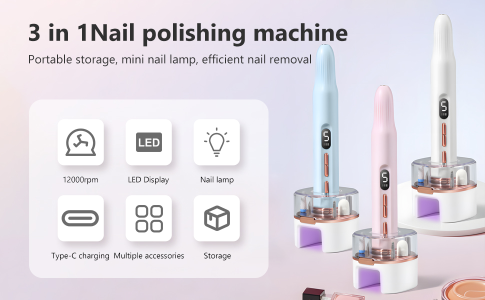 portable nail drill with uv lamp (1)
