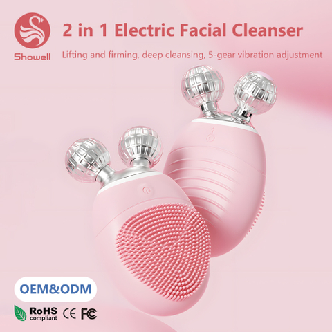 Electric facial cleanser