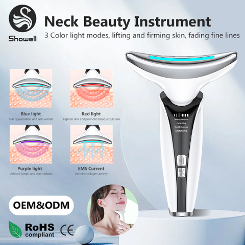 4 Modes Wrinkle Beauty Face Lift Vibration Electric Facial Neck Lifting Device