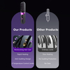 Showell Cordless Hair Straightening Brush with dual MCH ceramic heating