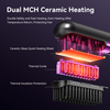 dual MCH ceramic heating, rechargeable hair straightener
