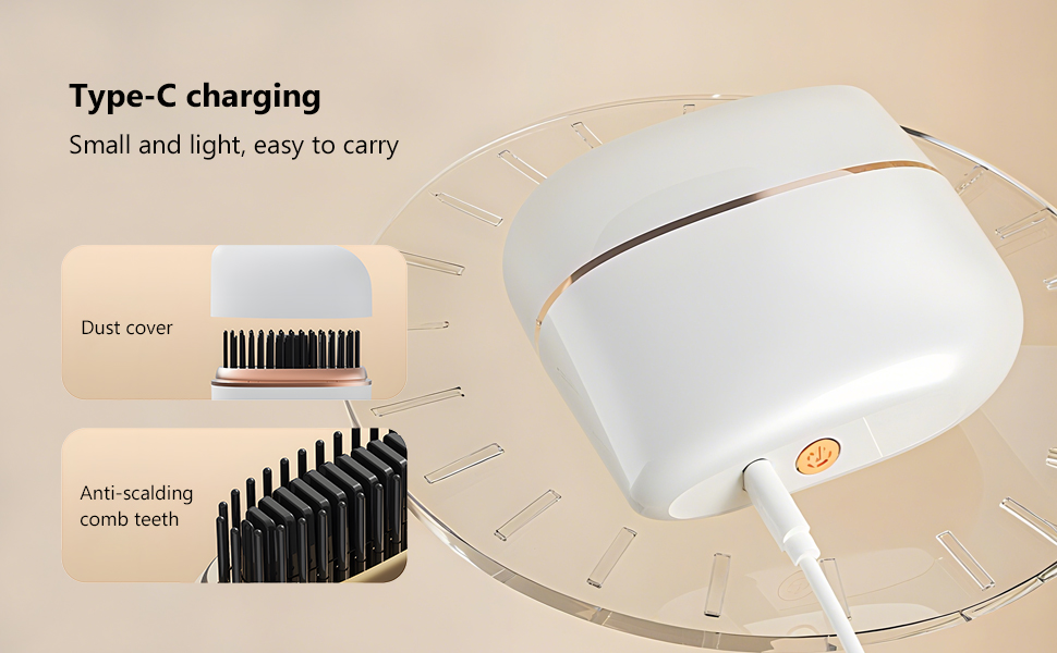 Heated straightening brush (6)