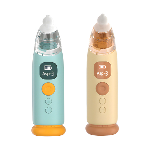 65kpa Powerful USB Rechargeable Waterproof Nose Suction Cleaner Vacuum Nose Aspirator with Music & Light for Baby