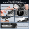 3-in-1 Portable USB Rechargeable Automatic Electric Nail Clipper with Magnifier