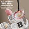 Fast drying makeup brush machine