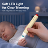 Electric nail file with soft LED ligh