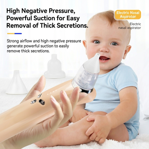 Quiet baby nasal aspirator