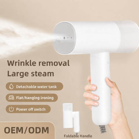 1000W foldable steamer