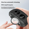 Nail clipper with LED magnifier