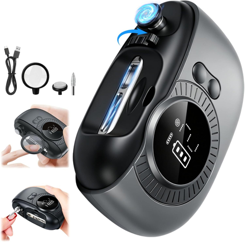 Electric Nail Clipper with Magnifier