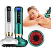 Heated cupping massager