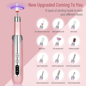 15000 RPM Rechargeable Handheld Nail File Polishing Machine