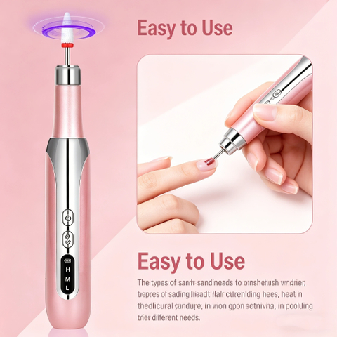 15000 RPM Rechargeable Handheld Nail File Polishing Machine