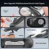 Curved blade nail shaper