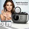 Electric Nail Clipper with Magnifier
