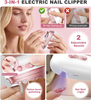 Electric Nail Trimmer With UV nail lamp
